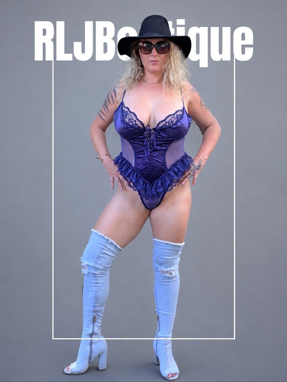 Vtg 80's 90's Royal Blue Satin Lace Lingerie Teddy Bodysuit Romantic Boudoir